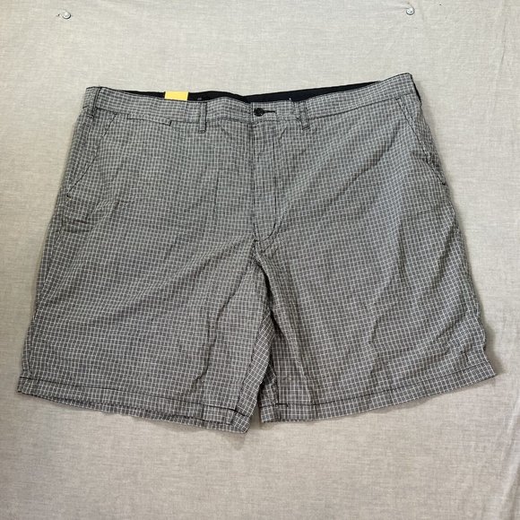 Nautica Shorts Mens 50‎ Gray Chino Pocketed Belted Button Zip Men. - Picture 1 of 13
